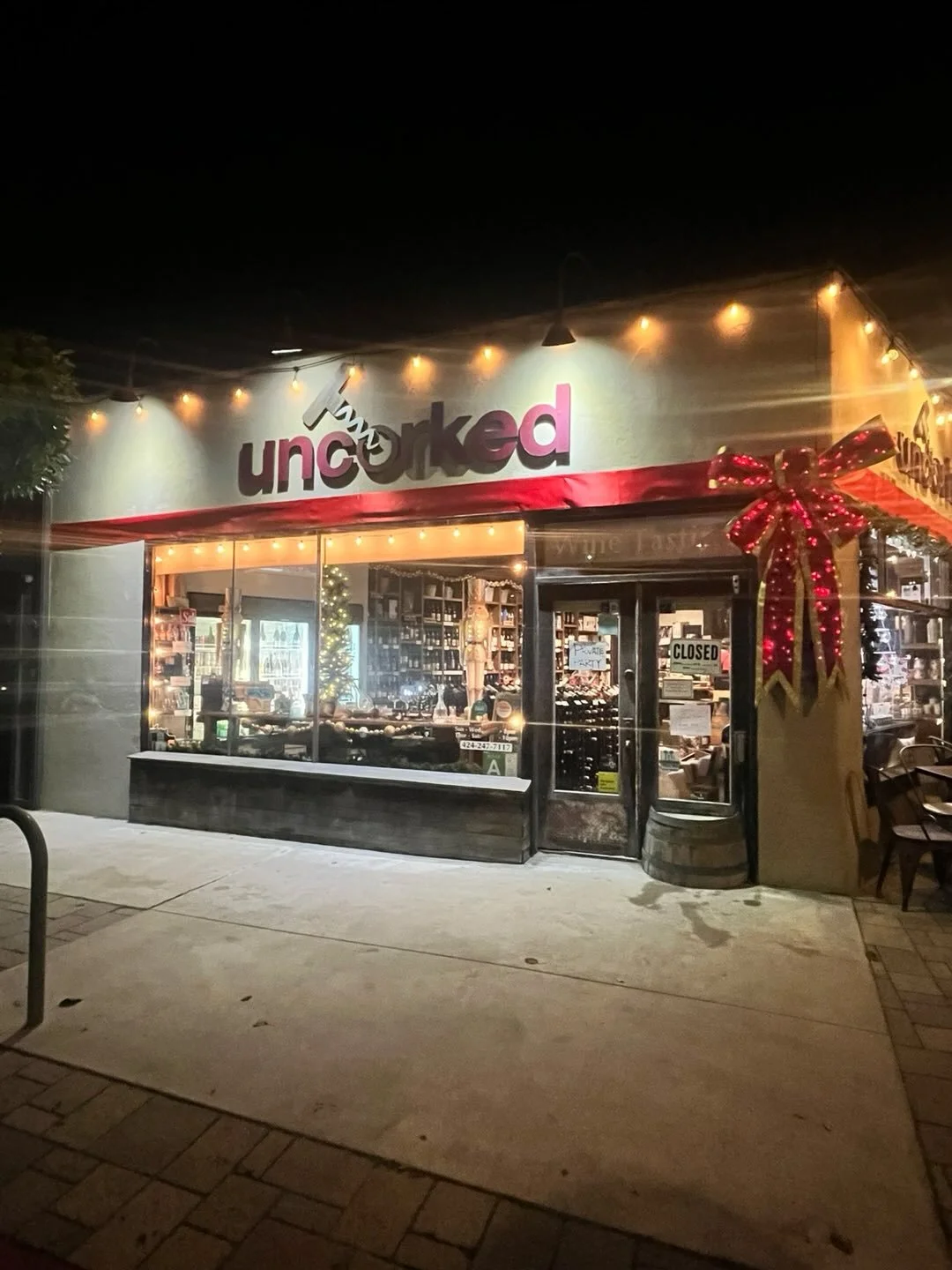 South Bay!  We are happy to tell you that our wines are available at Uncorked, in Hermosa.  Your Christmas present worries are solved. :). Help make our wine the most successful Temecula winery in the South Bay!  Currently our Bordeaux blend and our 