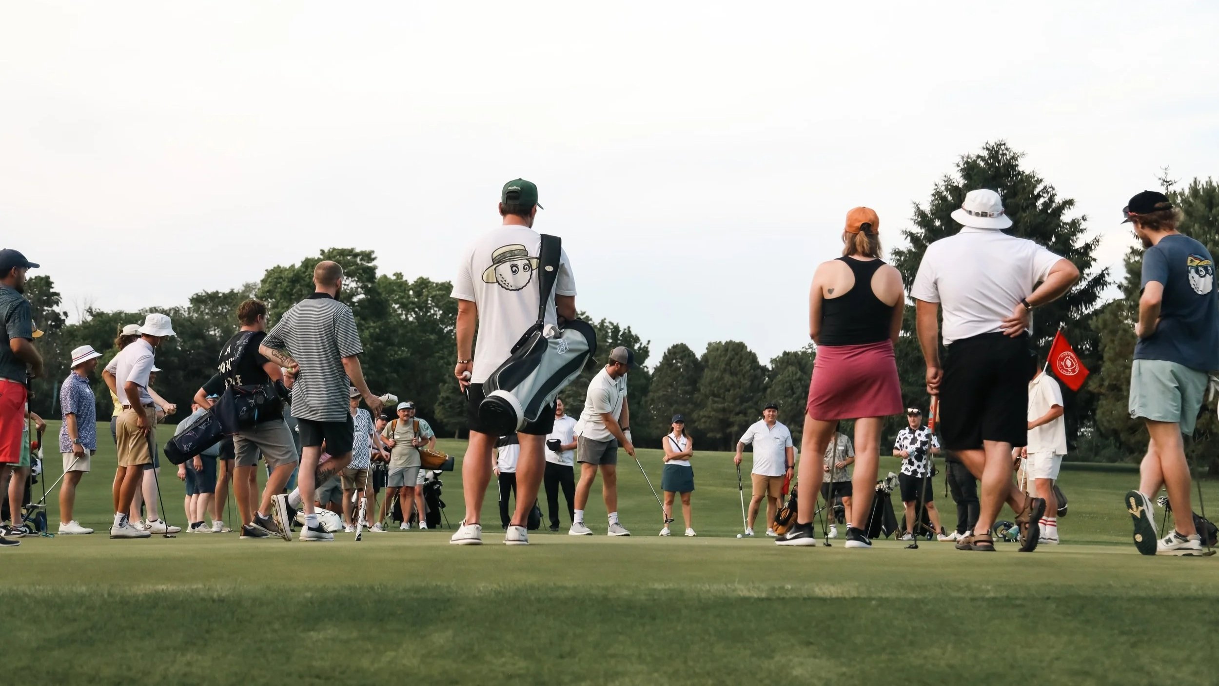 Scramble putting. goodland golf