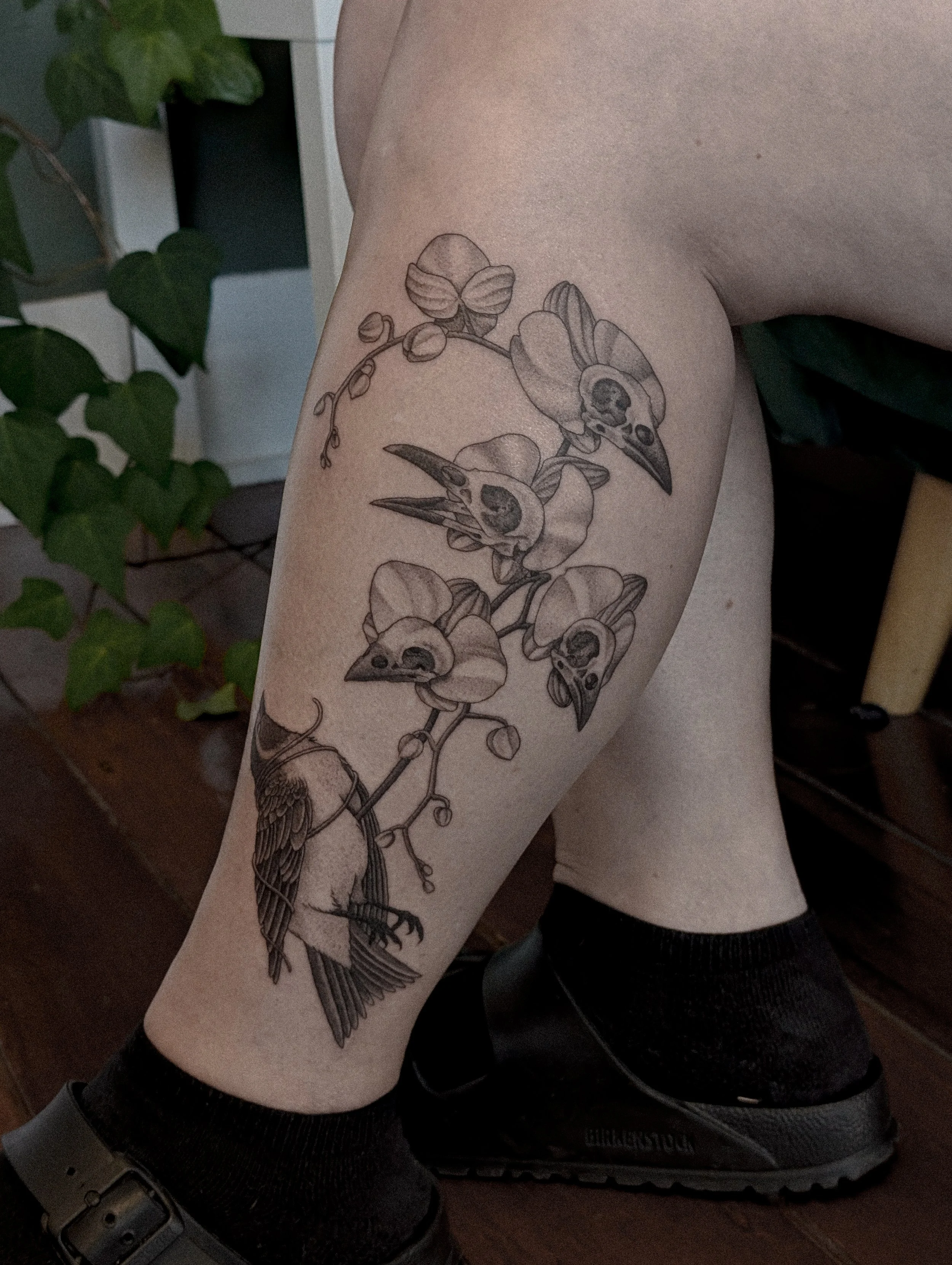Black and Grey Tattoo Artist