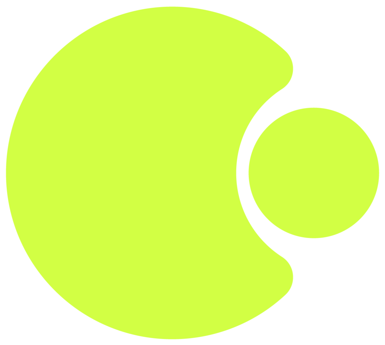 Raw Impact Events brand element in electric lime used as a background graphic within the identity system.