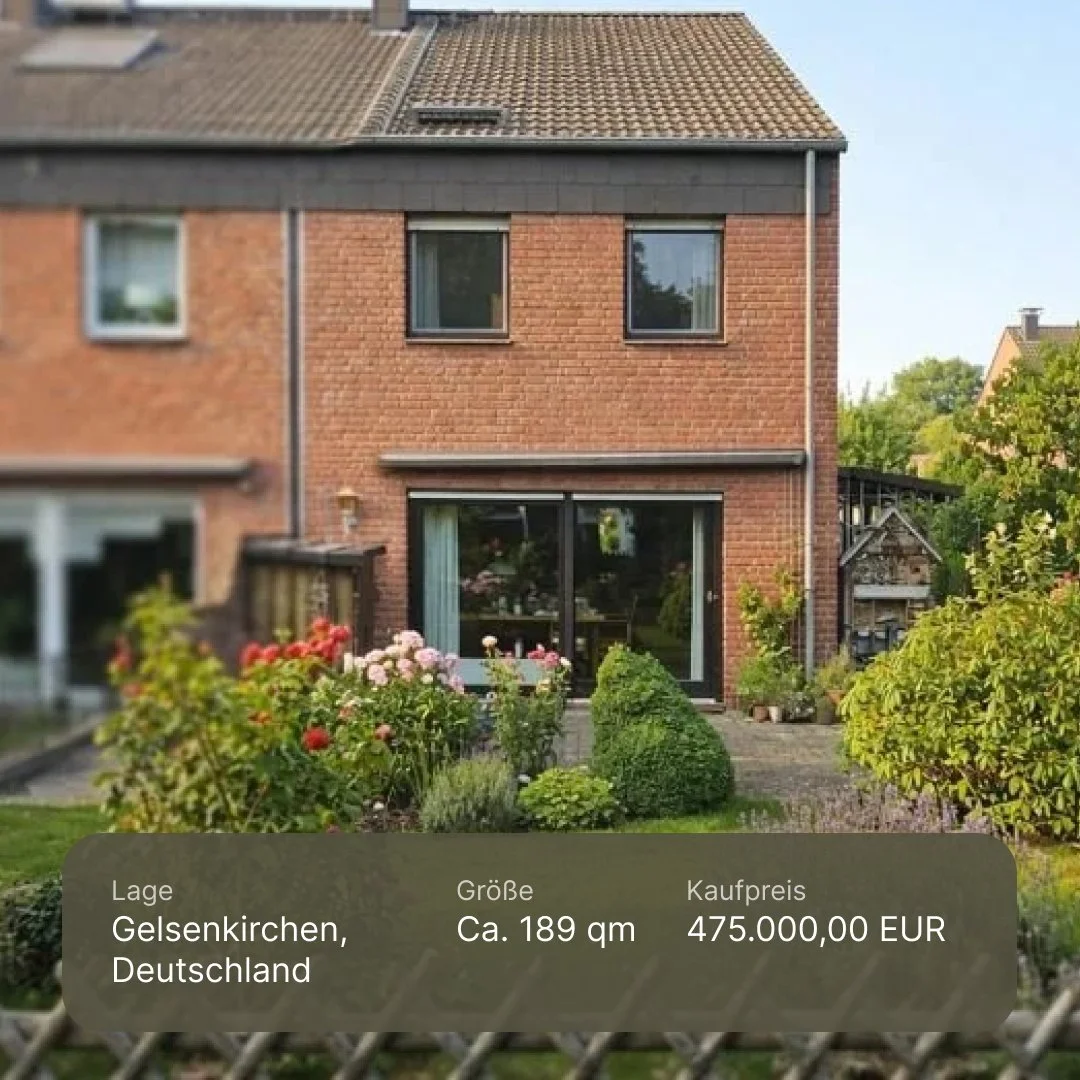 Familienfreundliches Reihenendhaus mit Garten & 4 Stellplätzen