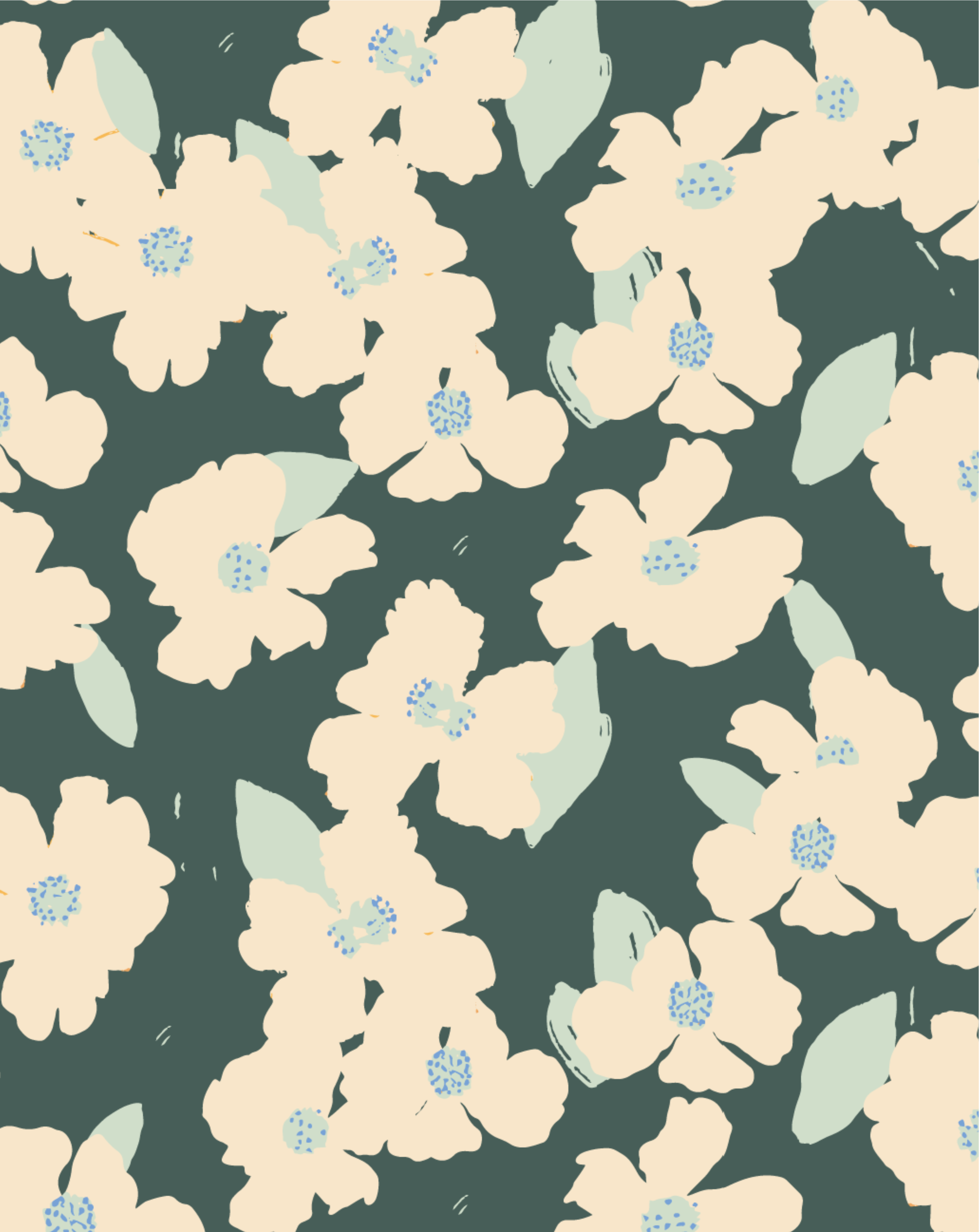 Fallen Camilla - Fabric by the metre