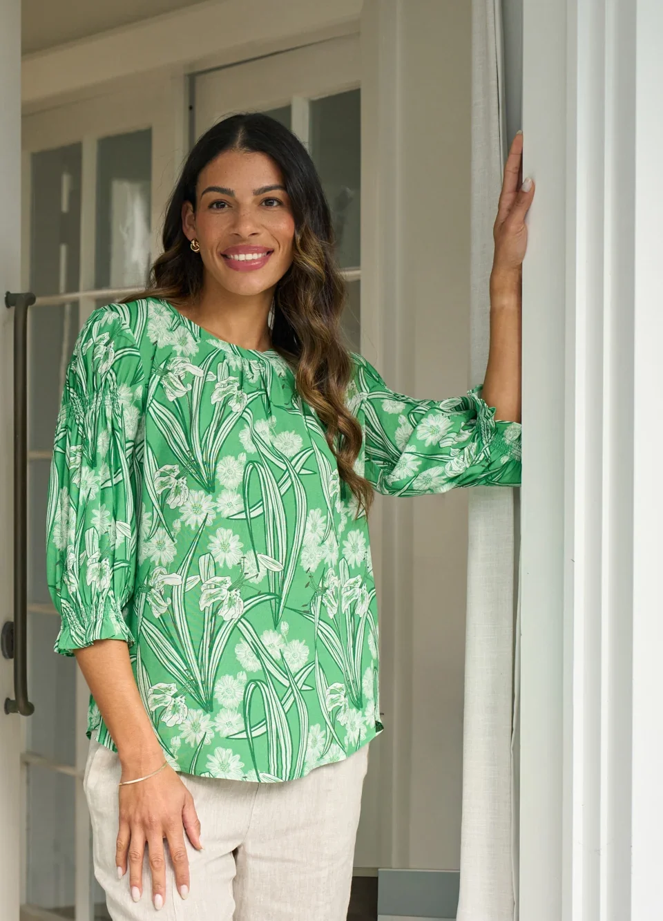 CTP15173_Ode_Foil_Women_Clothes_SHIRRED_UP_TOP_9401106578560_2.webp