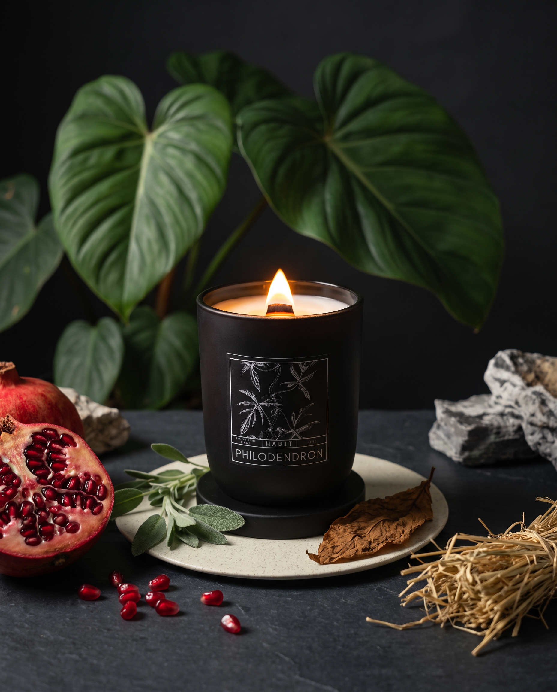 H A B I T  Philodendron Candle