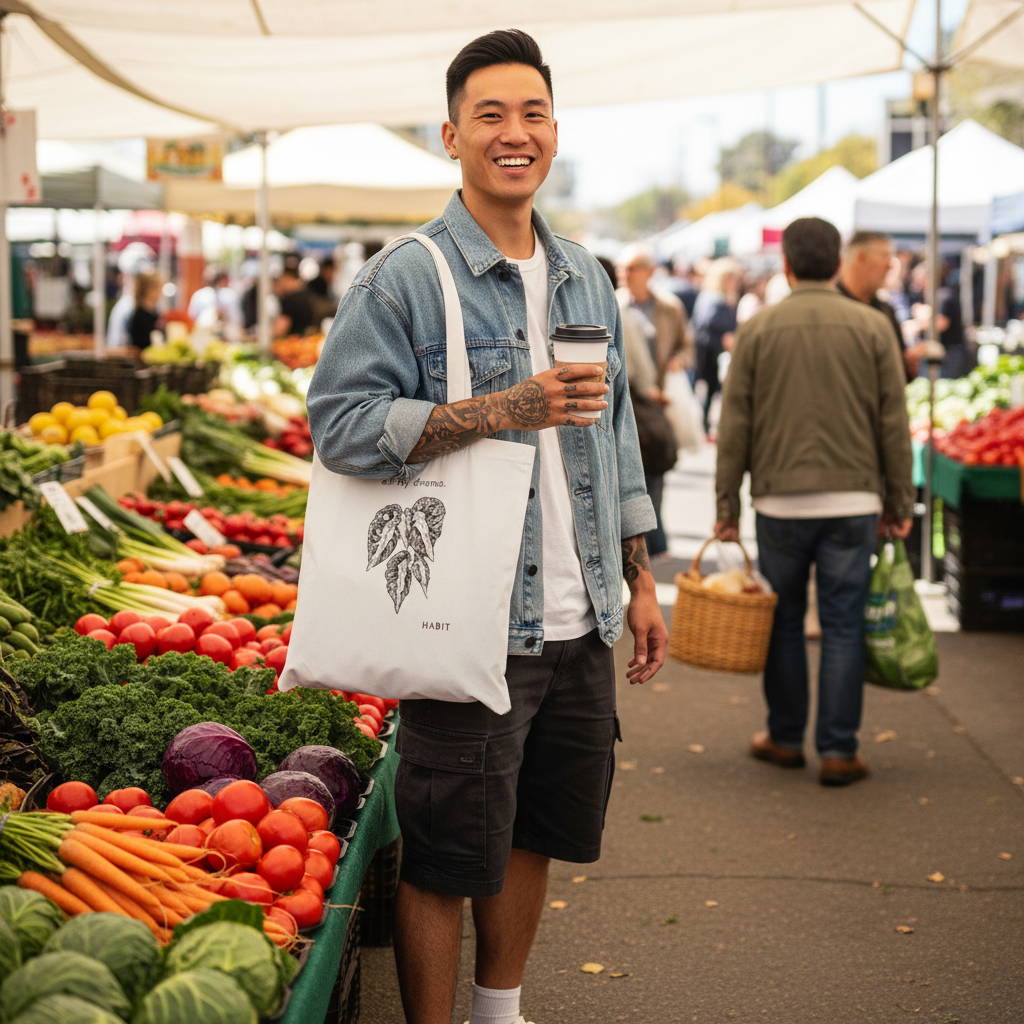 H A B I T Drama Tote Bag