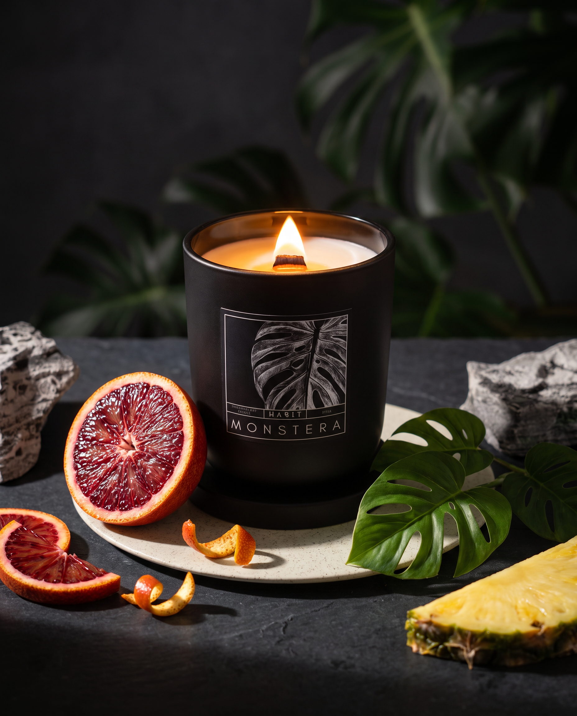 H A B I T  Monstera Candle