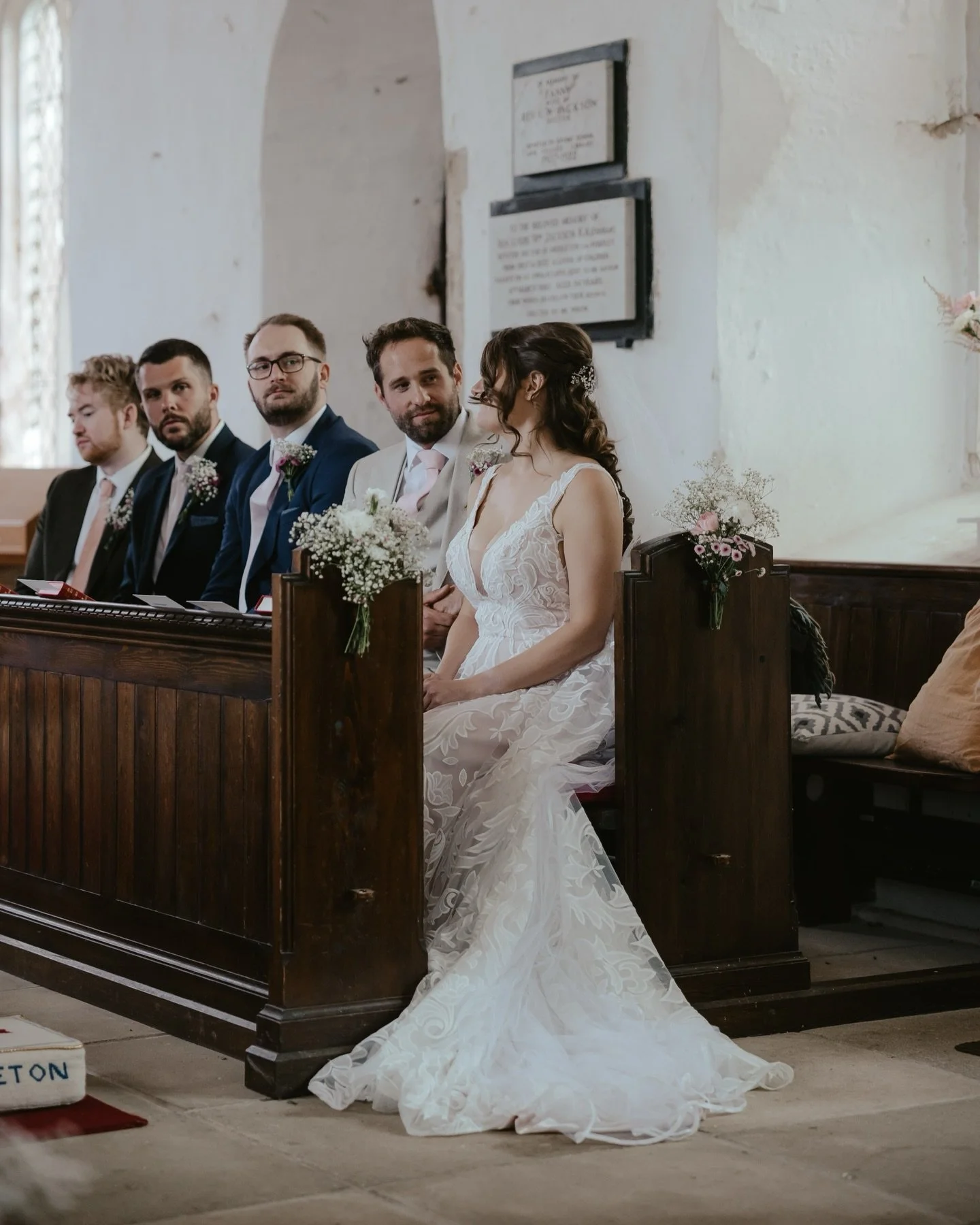 The sweetest summer memories 🤍

Last summer I had the pleasure of associating for my lovely friend @imagesbyanna capturing the most beautiful day for Calei &amp; Jamie. Here are a few church moments and a quiet stroll through the village.