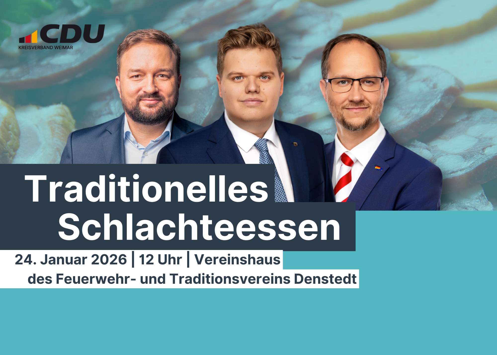 CDU Weimar Schlachteessen