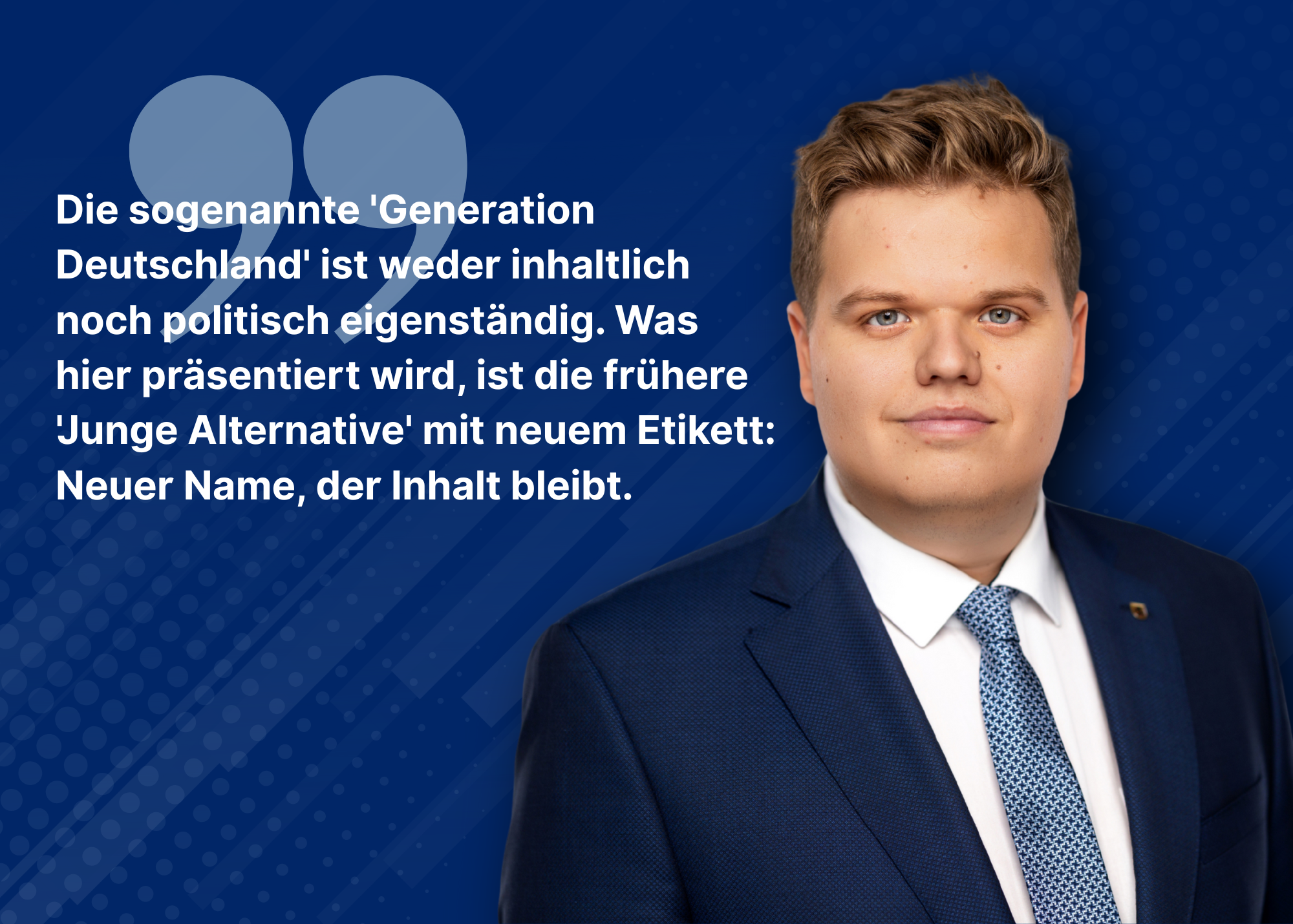 JU - Zombies und Zensur: "Generation Deutschland" in Thüringen ist keine echte politische Jugendorganisation