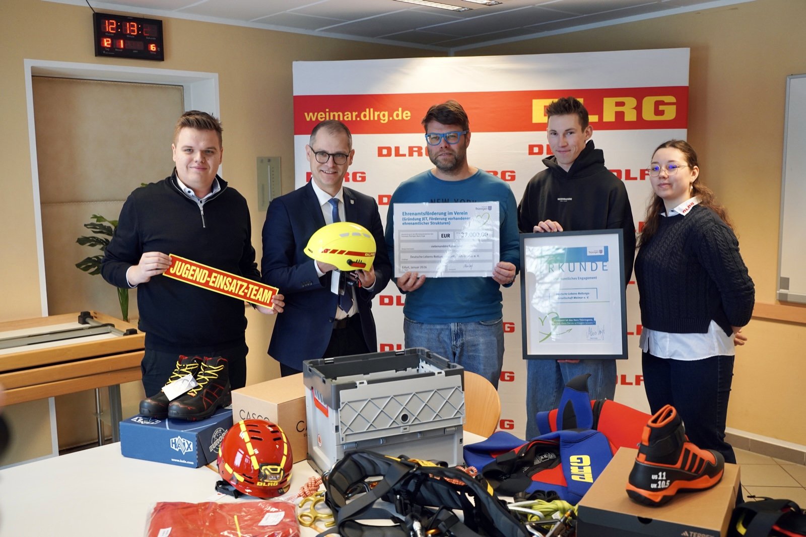 Thüringer Ehrenamtsgesetz - DLRG Weimar erhält 37.000 Euro