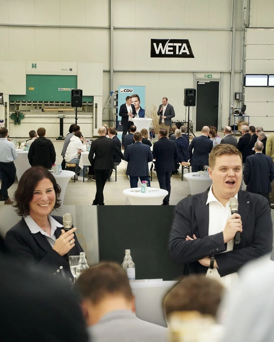 🍻 In der WeTa GmbH Weimar habe ich letzten Donnerstag zum Unternehmerstammtisch geladen. Dabei durfte ich unsere Th&uuml;ringer Wirtschaftsministerin, Colette Boos-John, als Ehrengast begr&uuml;&szlig;en.

Mit Bratwurst, Bier und vielen offenen Frag