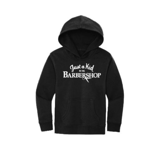 JUST A KID IN A BARBERSHOP YOUTH HOODIE