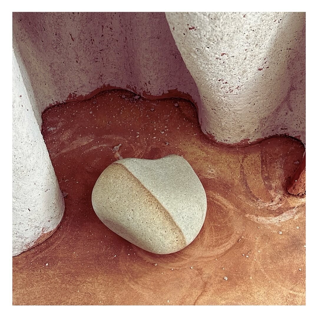 &lsquo;Terra Firma&rsquo; 2024 - detail
&lsquo;Terra Firma&rsquo; marks my first sculpture of the year, and it&rsquo;s particularly special to me. The stone you see was discovered by my son on a beach in Cape Town. We have a tradition of exchanging s