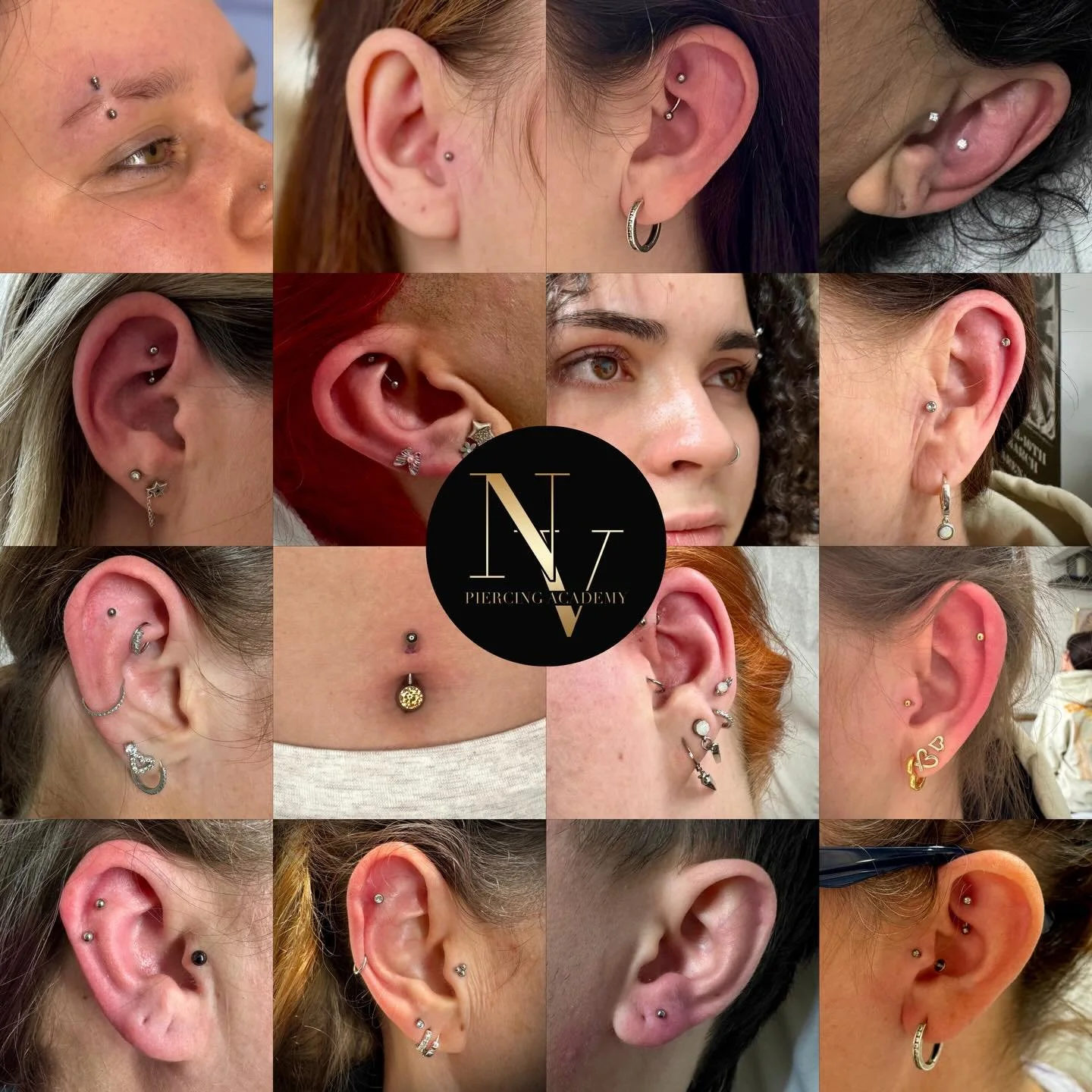 ⭐ Piercings performed by students on our basic body piercing course ⭐ 

If you are interested in training to become a body piercer please get in touch!
Send us a message - or email us :
nvpiercingacademy@outlook.com ✉︎

@studio59tattoosmk ,
3-5 Victo