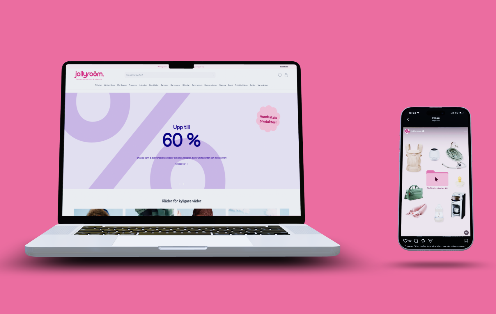 Jollyroom - Digital & Packaging Design