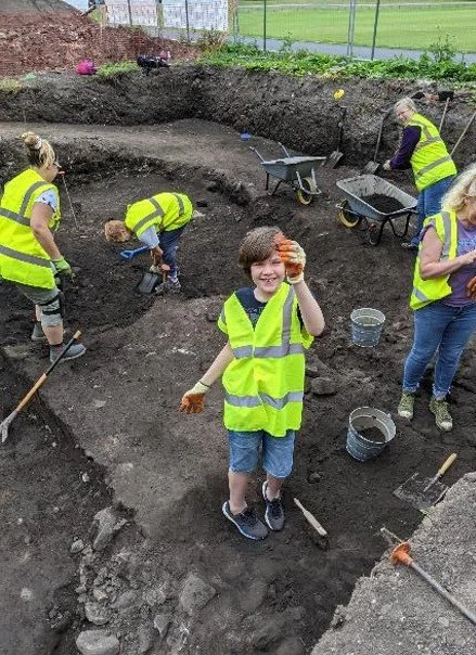 Good work lad! Victorian practices return to site with children put to work (under parental supervision and in appropriate roles). 