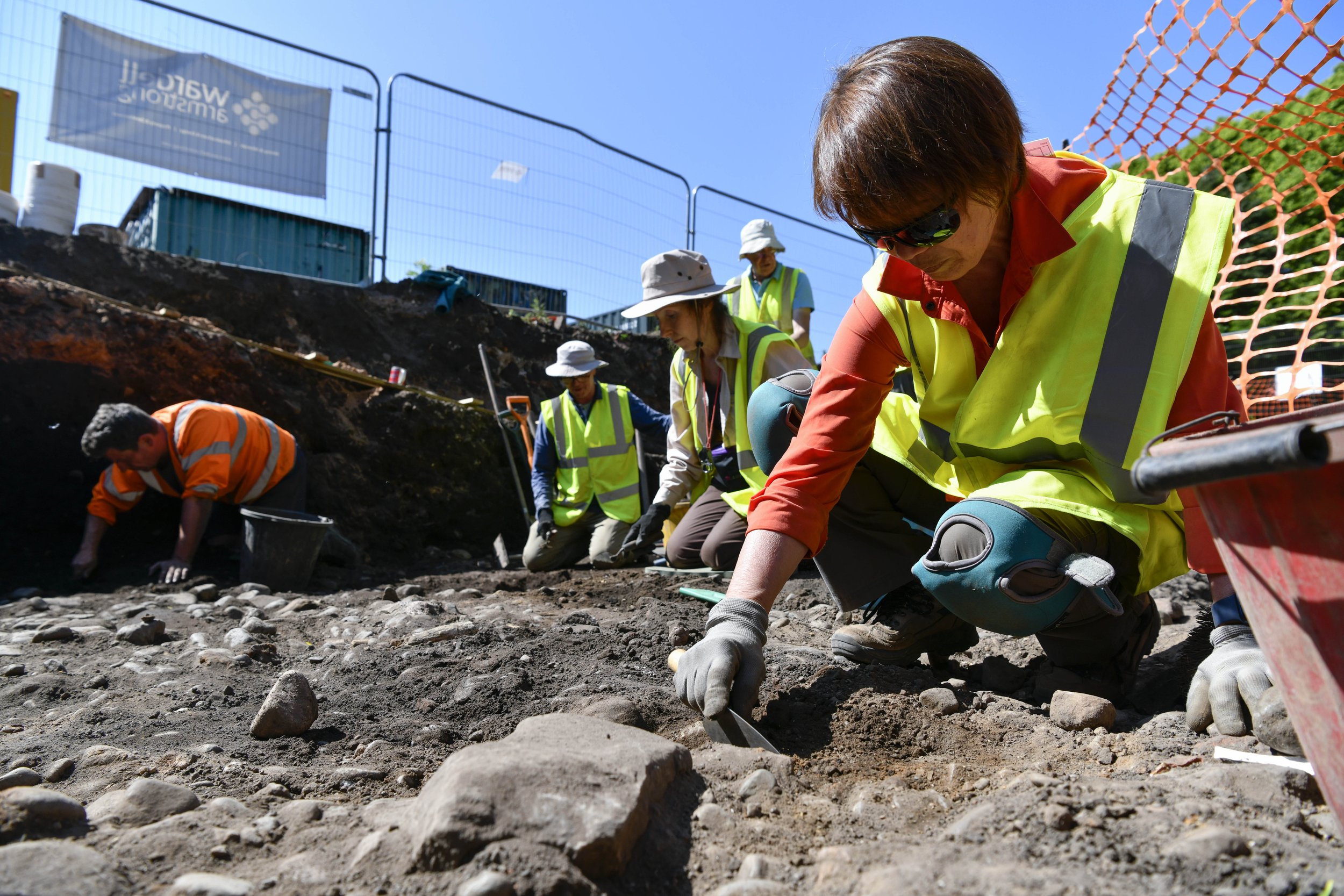 Fieldwork cleaning the section occurring. 