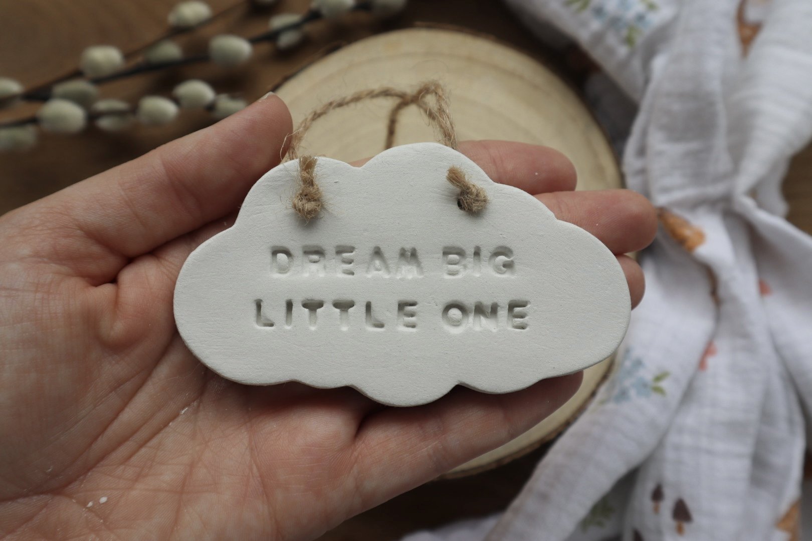 Dream Big Little One Cloud Decoration
