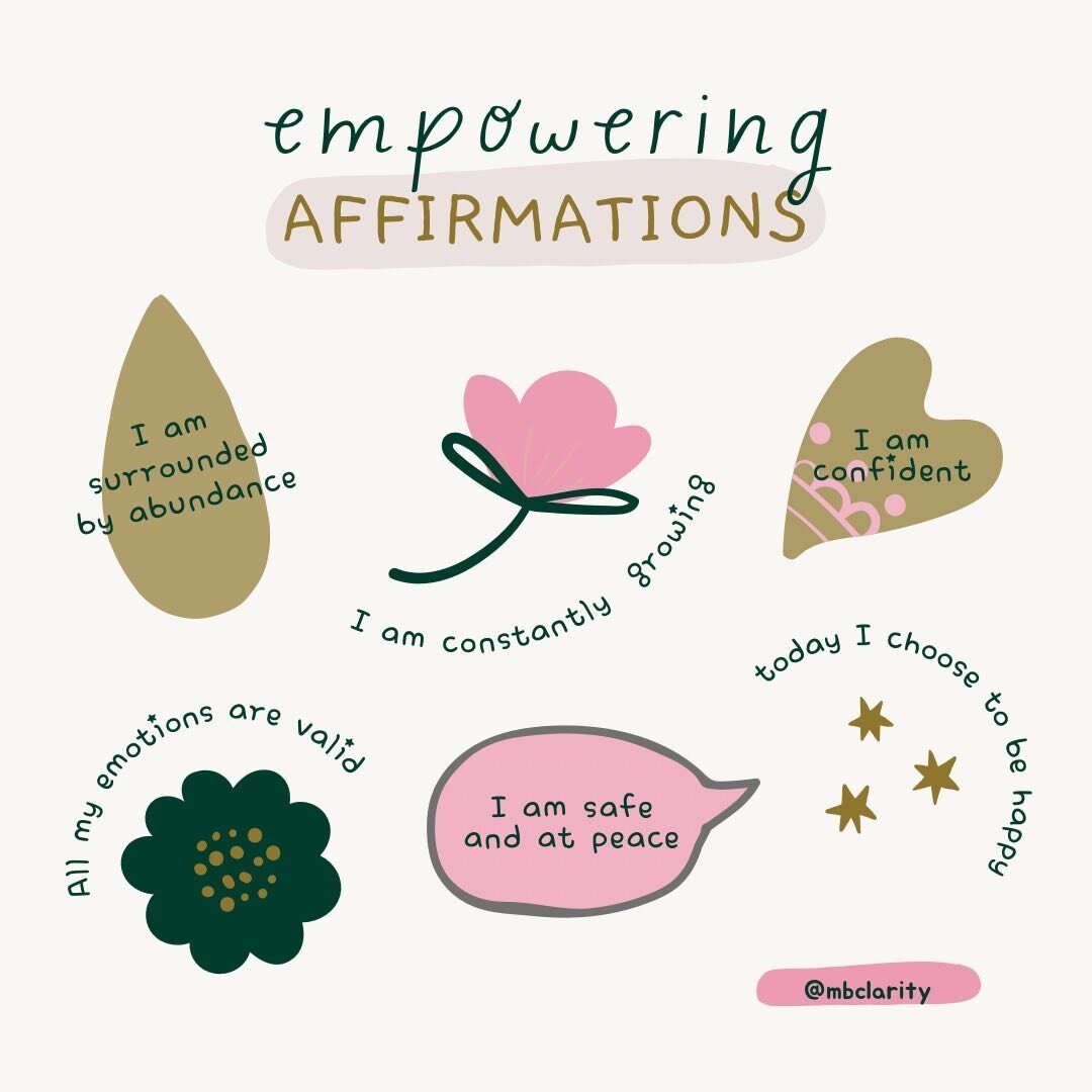 Check out my blog post on ✨affirmations✨ at www.mbclarity.com.  Click on Blog.