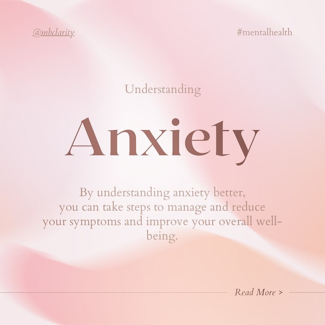 Anxiety can take on too much power in our lives by shifting perspective.  It can alter reality so heavily that clarity is almost impossible to find in relationships which affects our physical, mental and spiritual selves.  It can rob us of our abilit