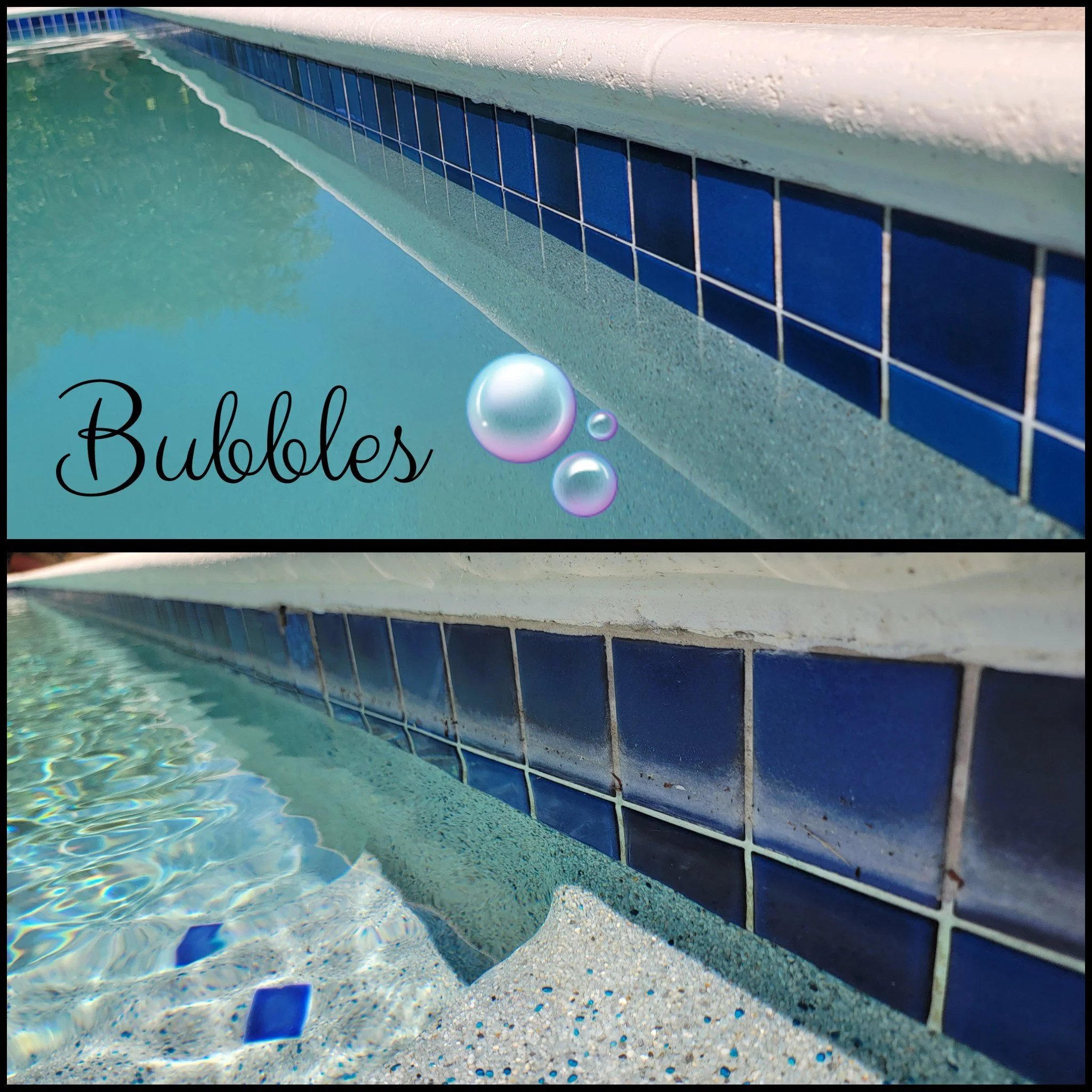 Before and after calcium removal in the Coachella Valley