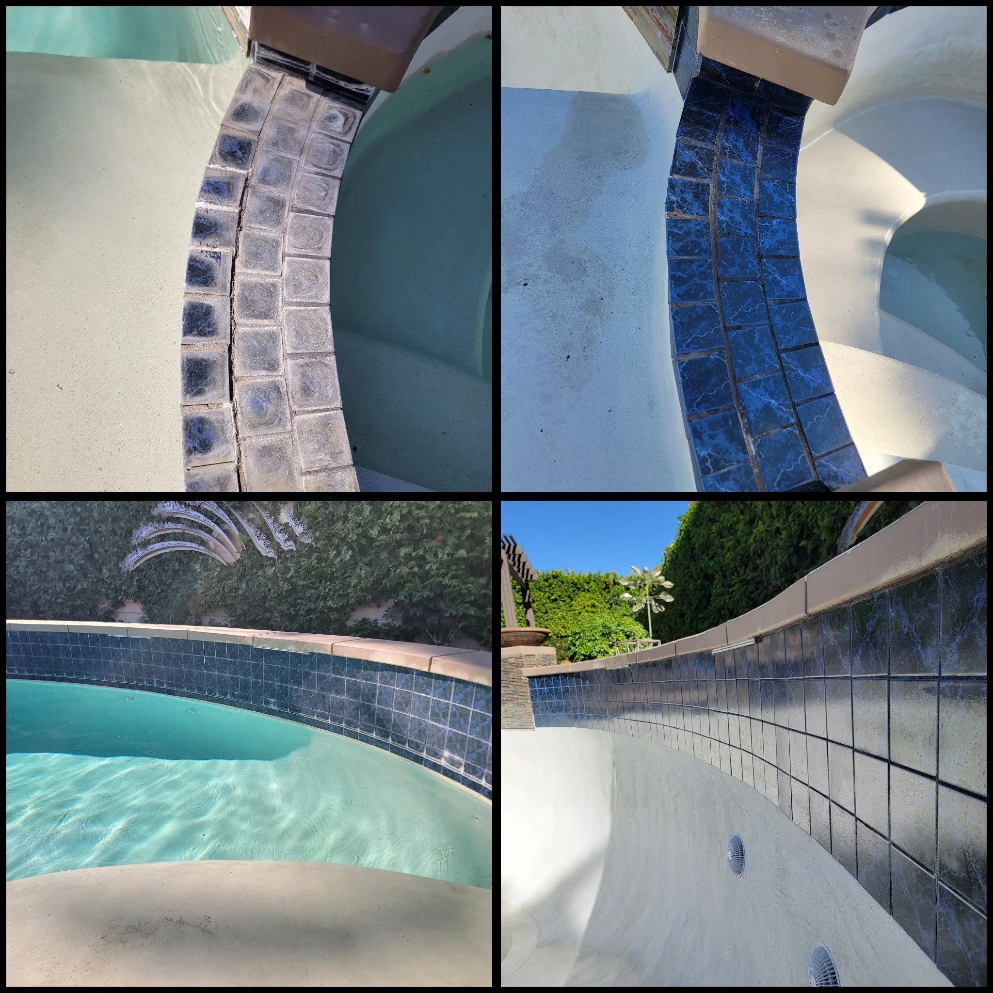 Before and after calcium removal in the Coachella Valley