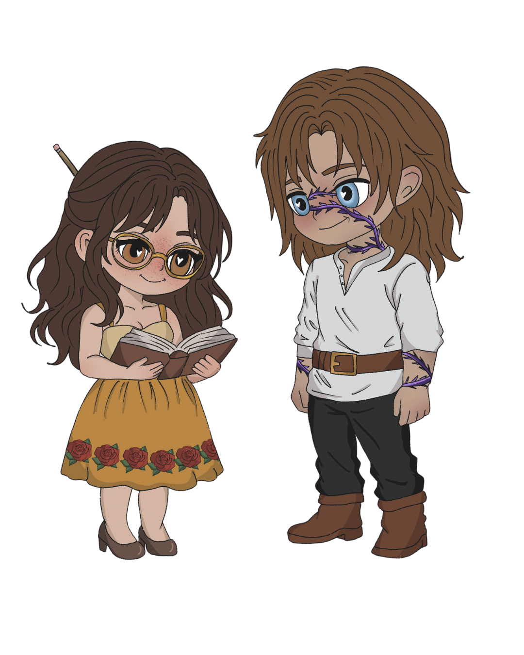 Rose and Beast chibi no backgroun.png (Copy)