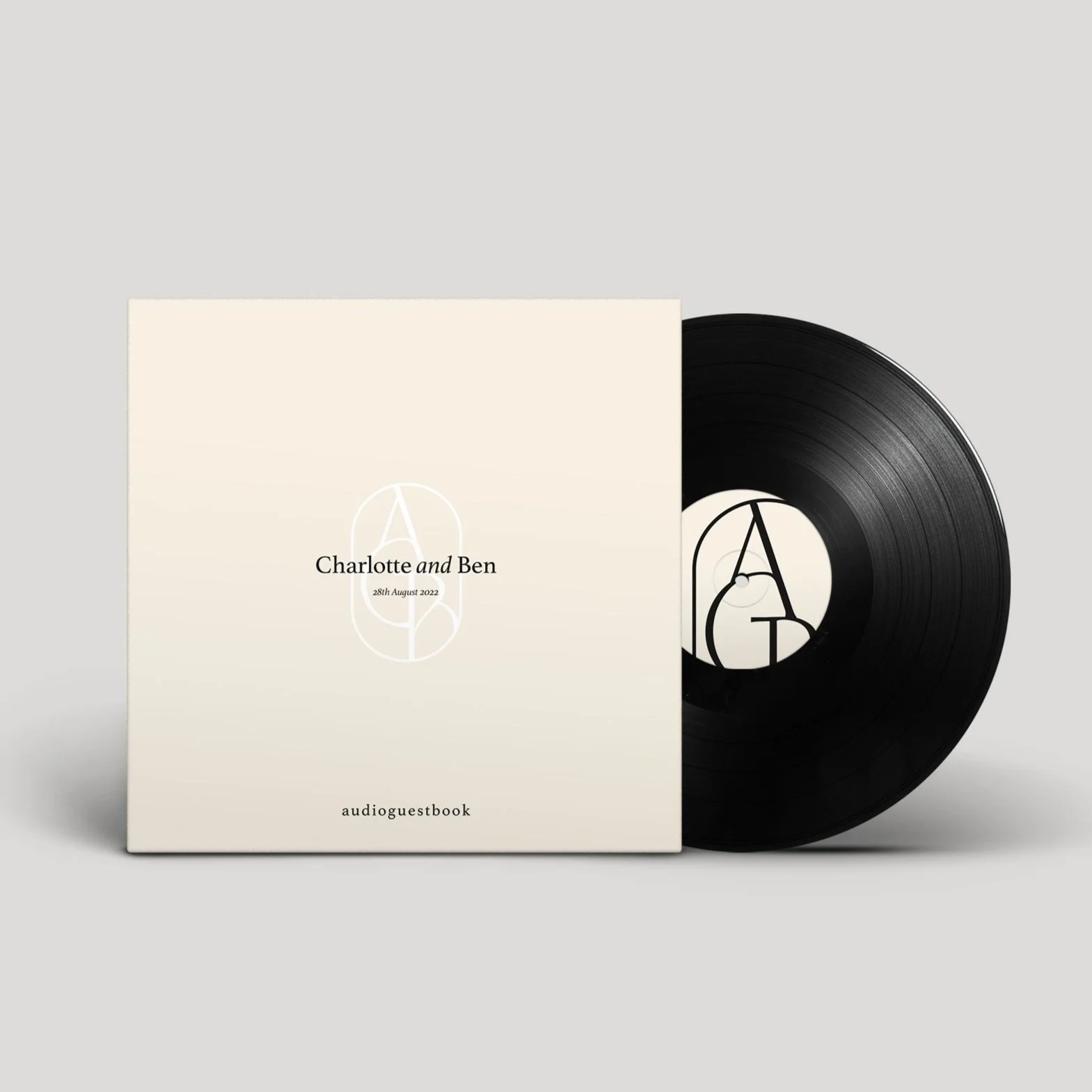 Messages on Vinyl + Personalised Sleeve + FREE USB message in a bottle
