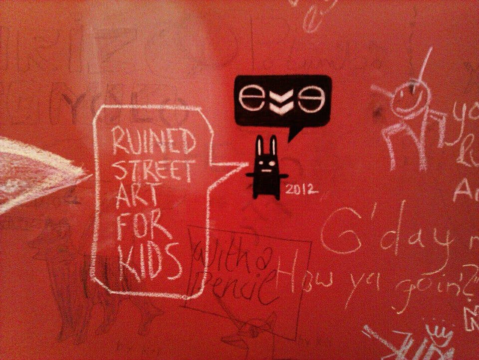 Ruined street art for kids