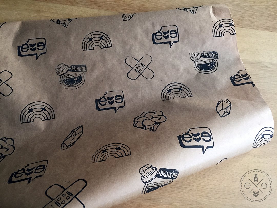 Personalised Eve wrapping paper
