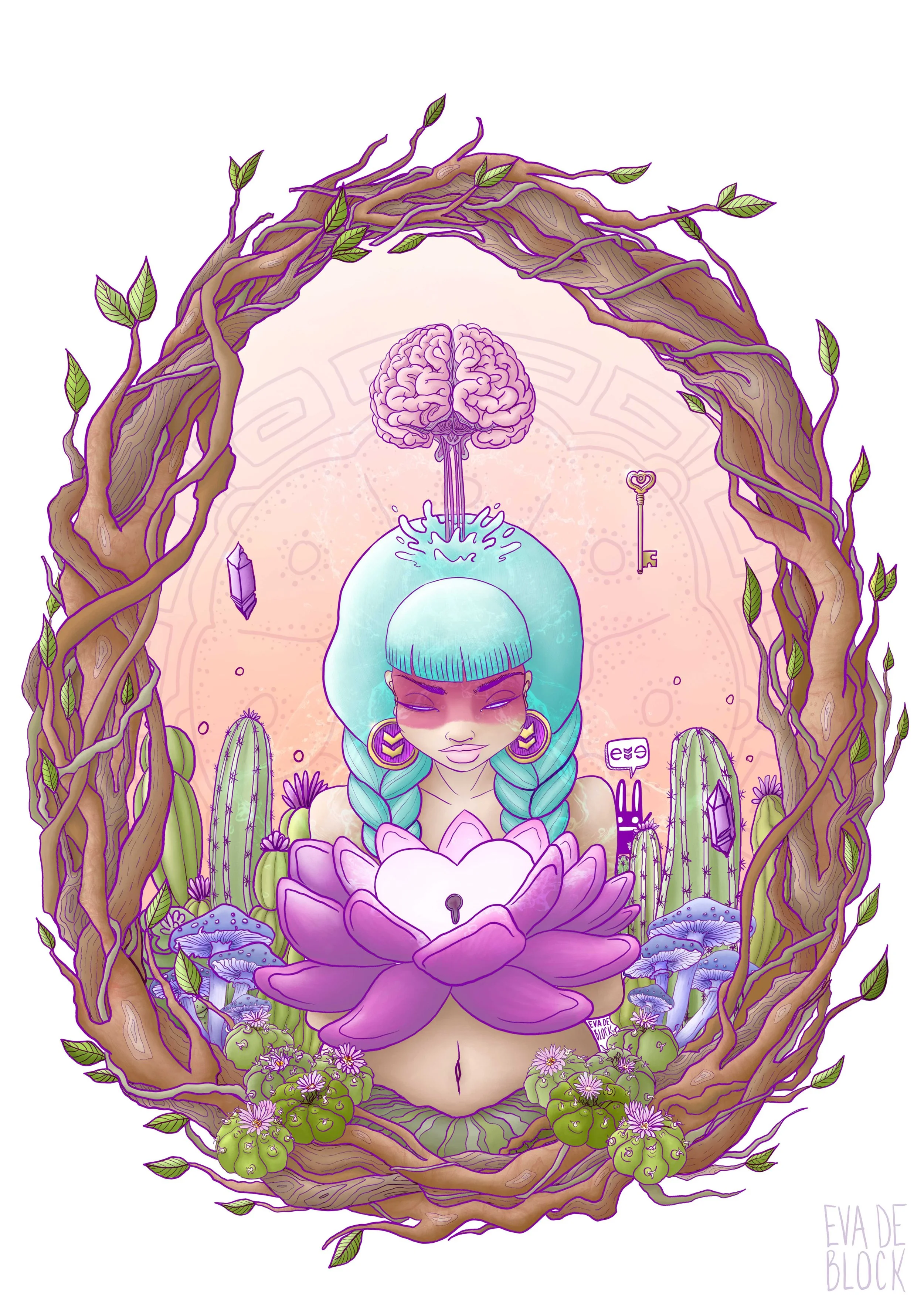 Shaman heart/brain connection
