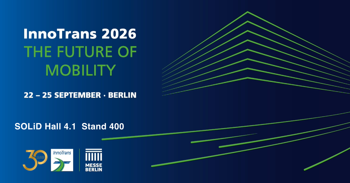 Visítanos en Innotrans 2026