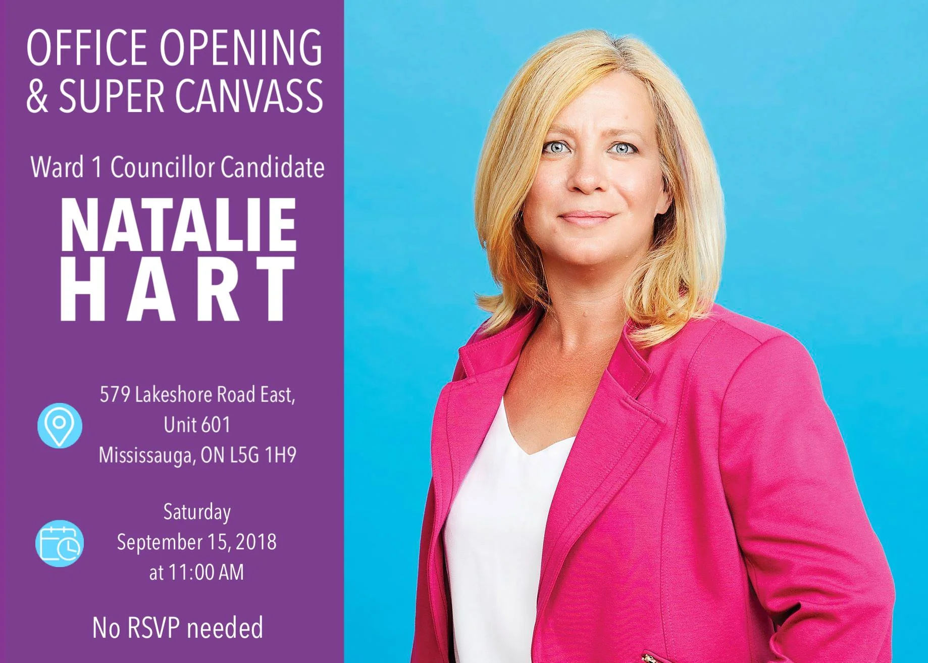 EVENT: Office Opening & Super Canvass! - September 15 @ 11am