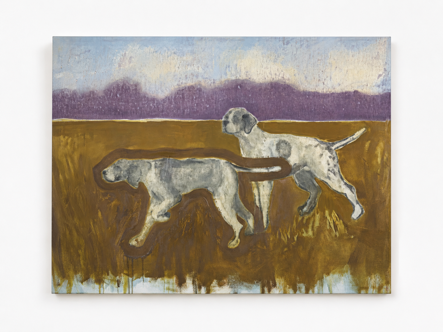  Ochre Ground , Oil on Canvas, 30 x 40 in.  (sold)