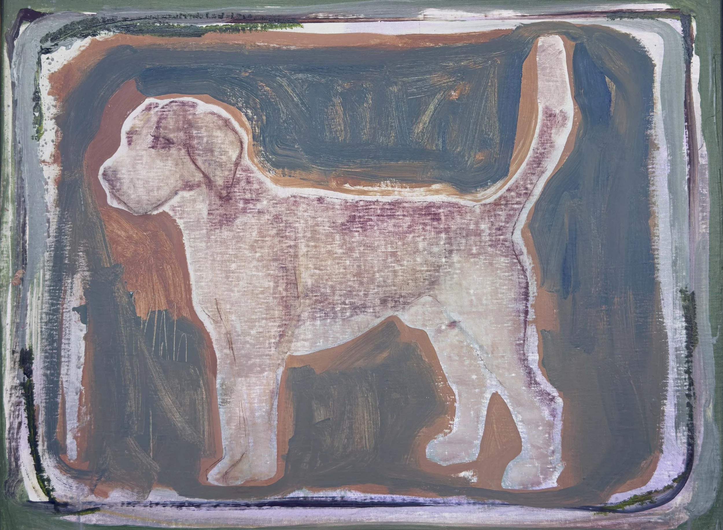  Harrier Study I , Oil on Canvas, 18 x 24 in