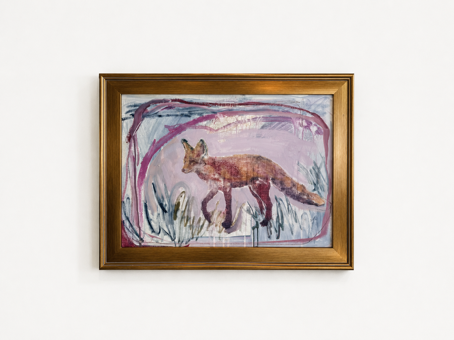  Fox Study I , Oil on Canvas, 18 x 24 in