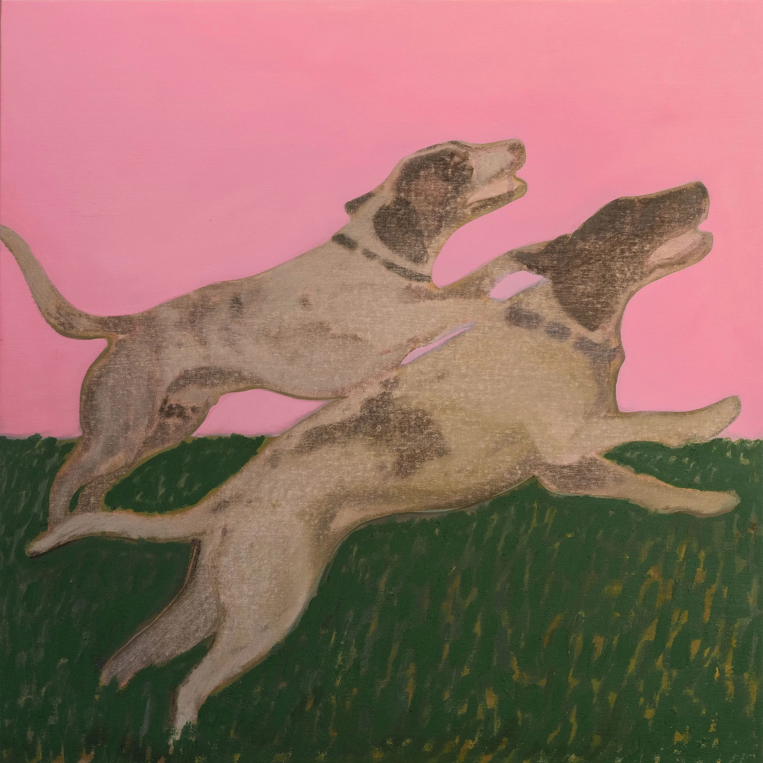 Pursuit , Oil and Canvas, 30 x 30 in