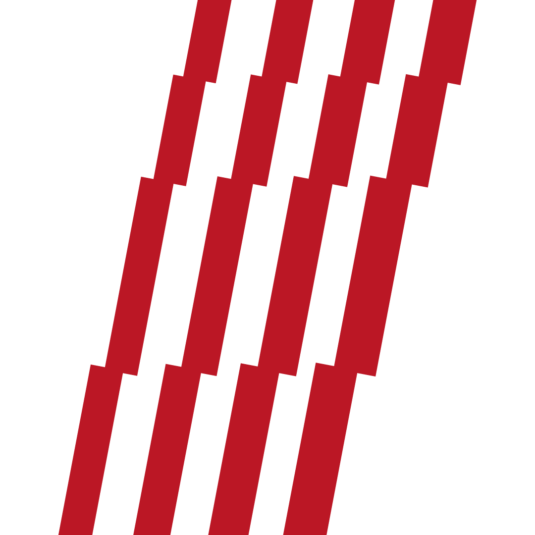 Dunkle Hintergrund mit roten diagonalen Linien.