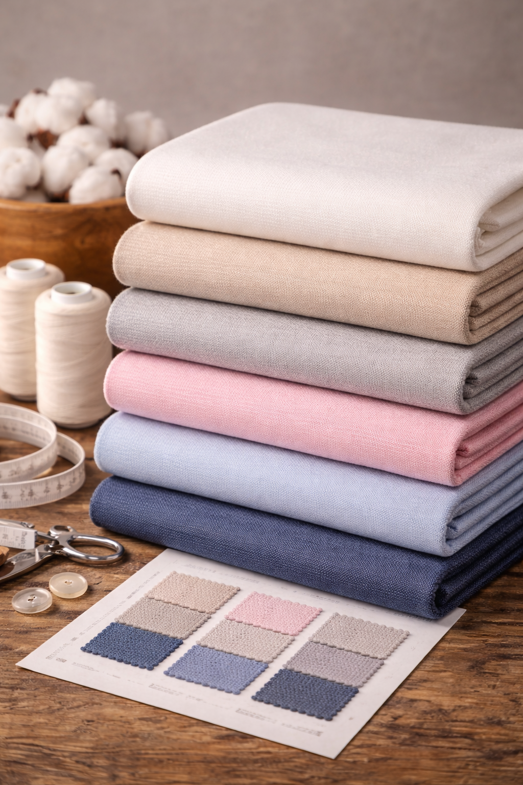 Cotton Polyester Blend - Lasting, Soft and better Breathability for most Uniform & Garment Manufacturers Daily Needs