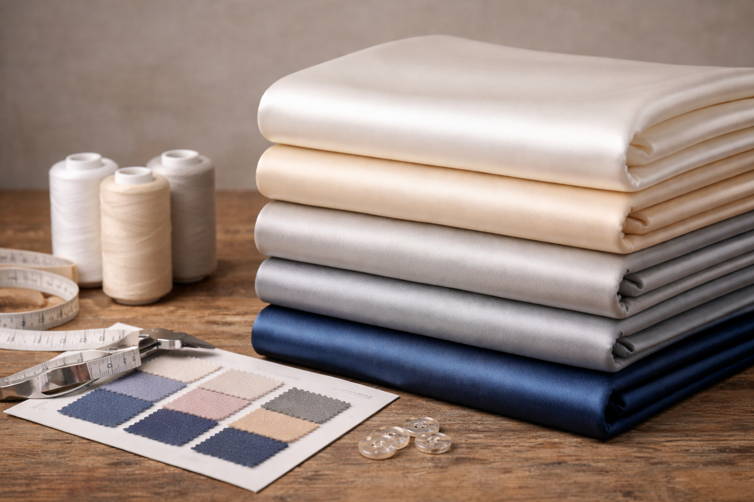 Polyester Fabric - Glossier, Shinier and Silky feel for most Affordable Luxury Standards