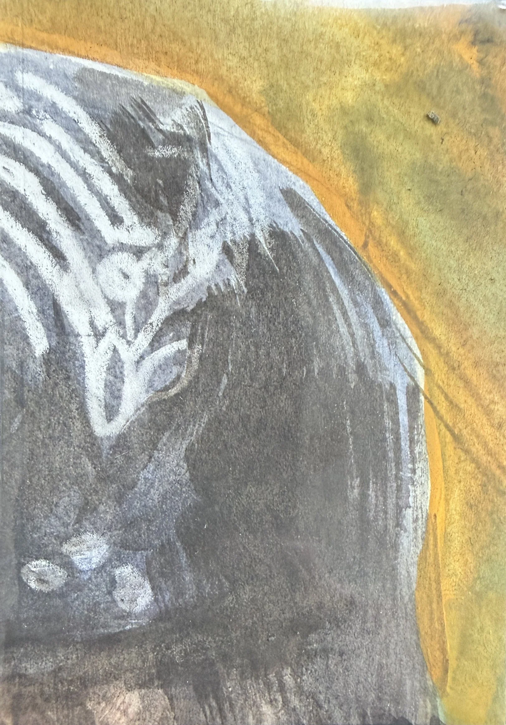 Friends bandana. Fragment 3
Watercolors 3.5 x 2.5