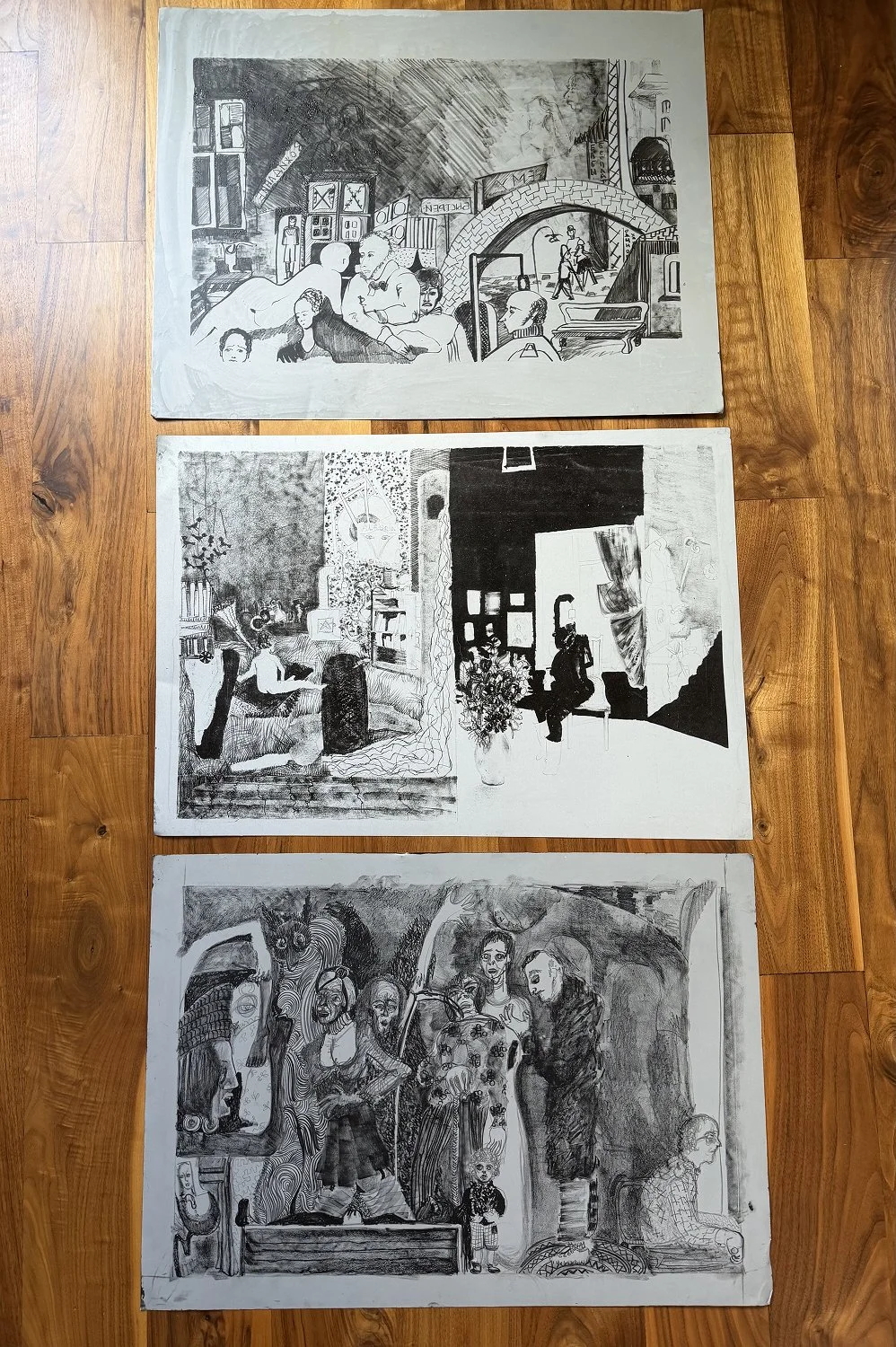 Aluminum plate of Rufina Shteynberg lithographs