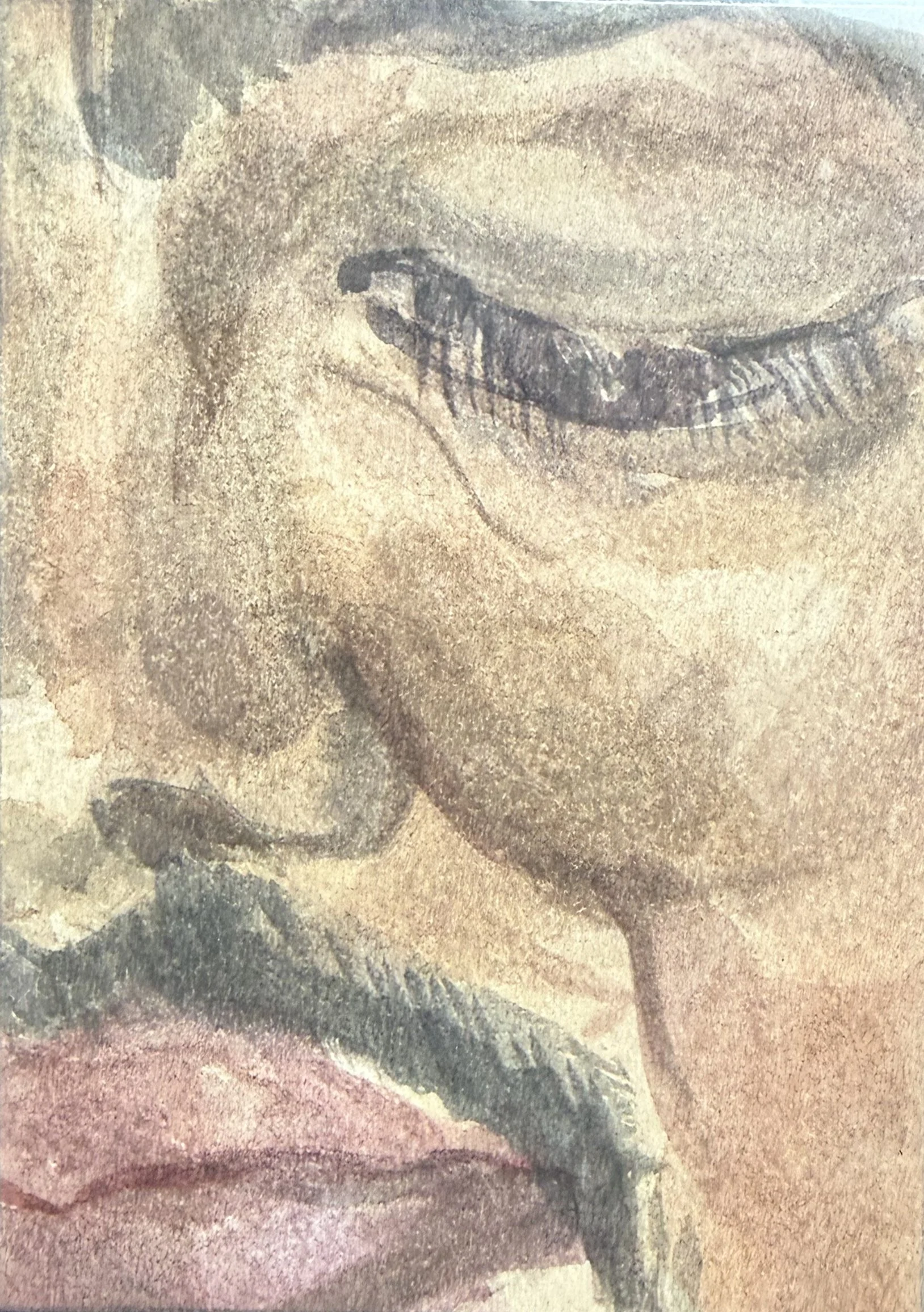 Friends face. Fragment 2
Watercolors 3.5 x 2.5