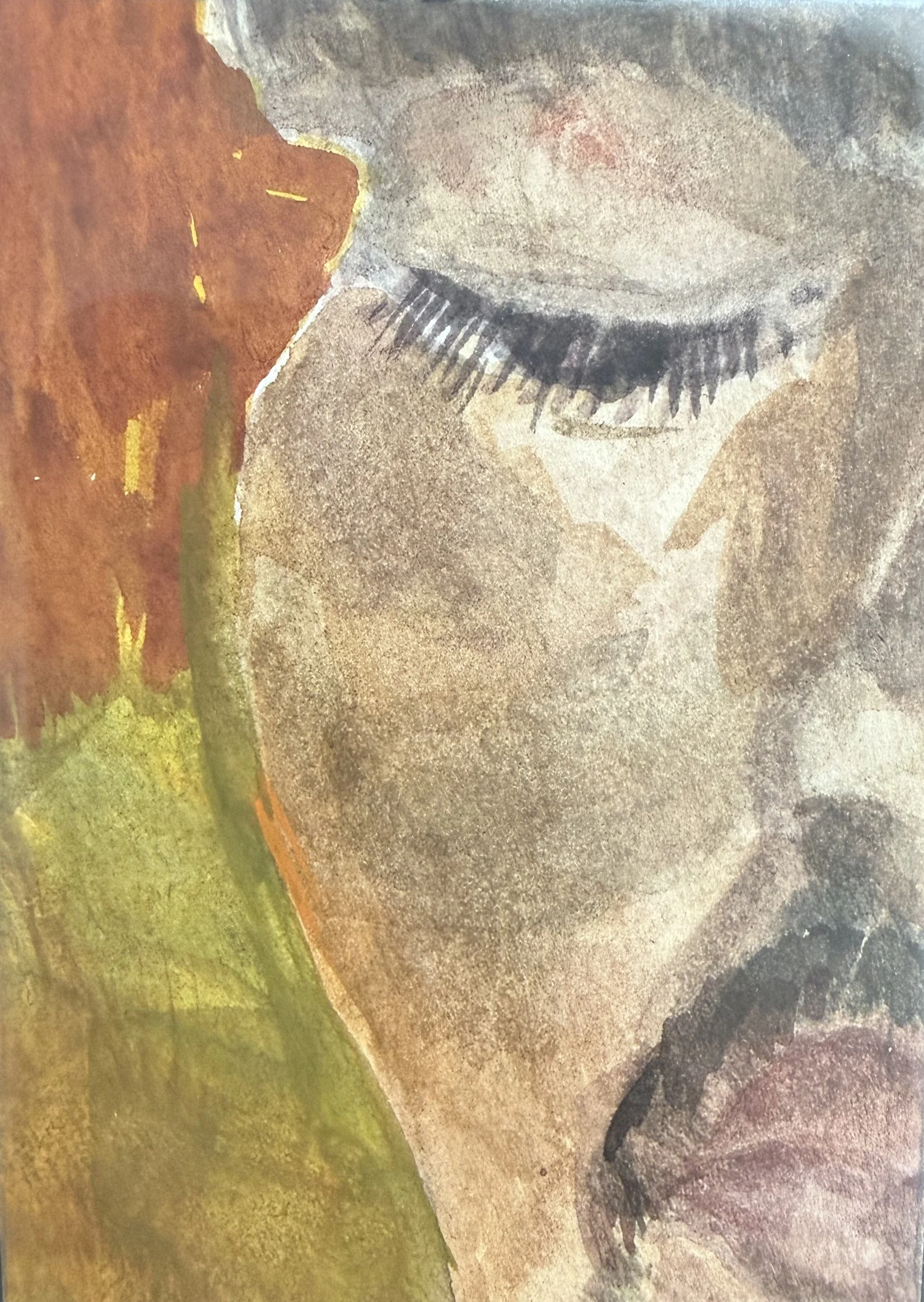 Friends face. Fragment 1
Watercolors 3.5 x 2.5