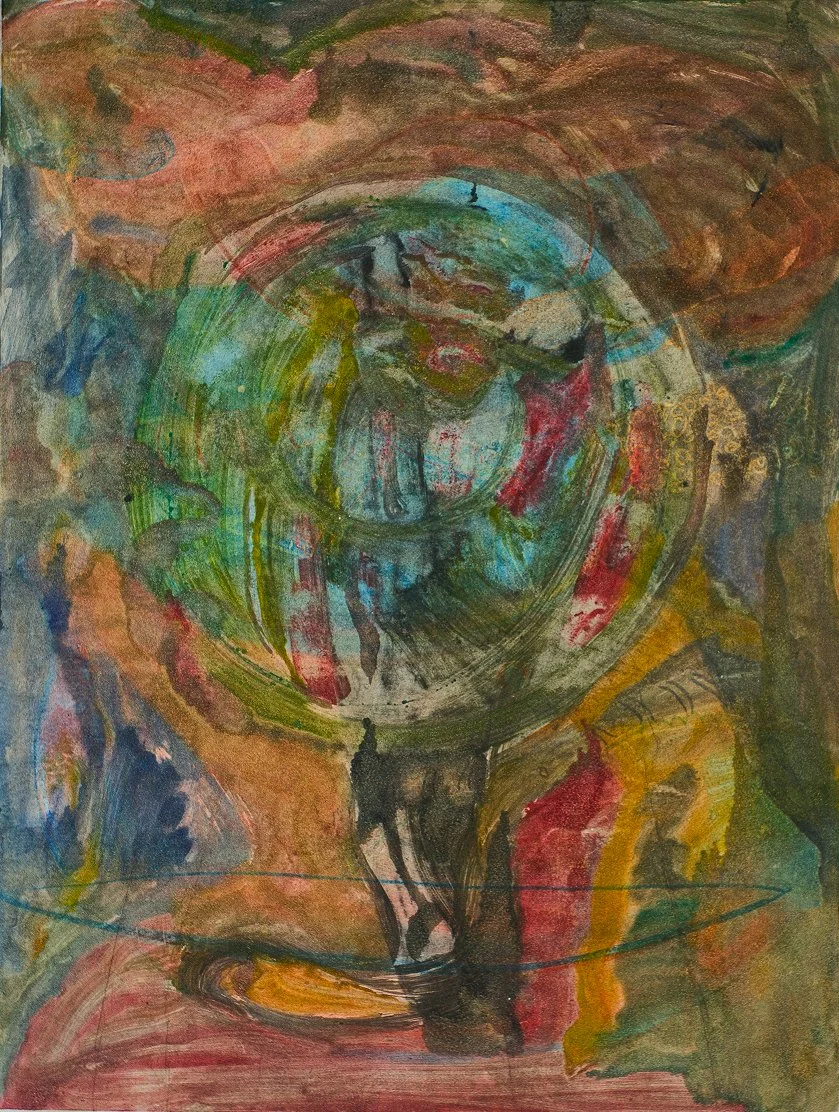 Carrying a globe on one boot
Lithograph 18.5 x24 inches (unframed) 