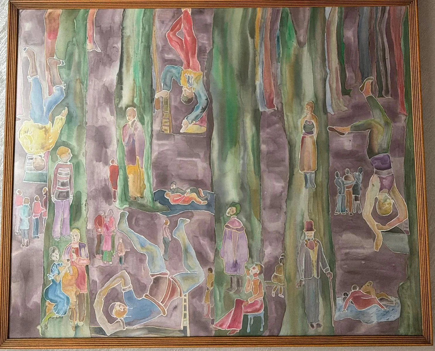 Picknick. Silkscreen
1.5 x 2.35 meters
Not for sale