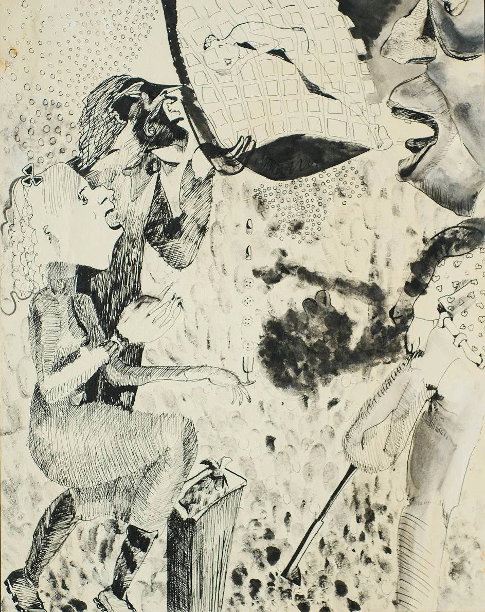 When everything is off
Pen and ink 11 x 14 inches (unframed)