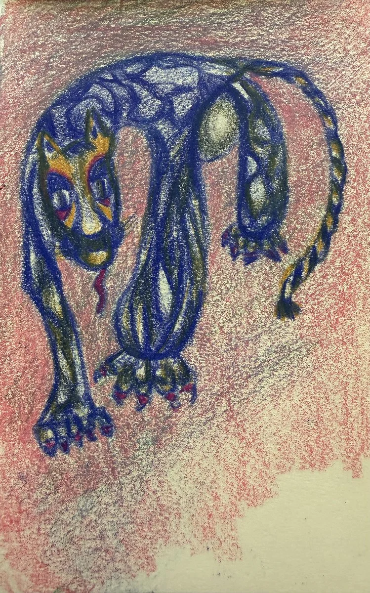 Crookedly strong
Prismacolor pencils on acid free, 130 g/m paper
4x6 inches (unframed)