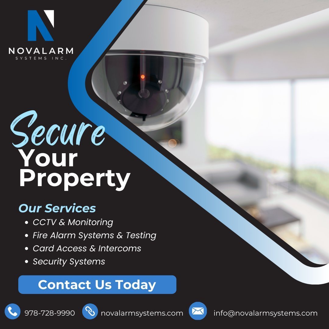 🔒📹🚨 Elevate your security game with Novalarm Systems! Here's why we're the go-to choice for all your card access, CCTV, burglar alarm, fire alarm, and intercom systems needs:

Proven Track Record: With years of experience in the industry, Novalarm