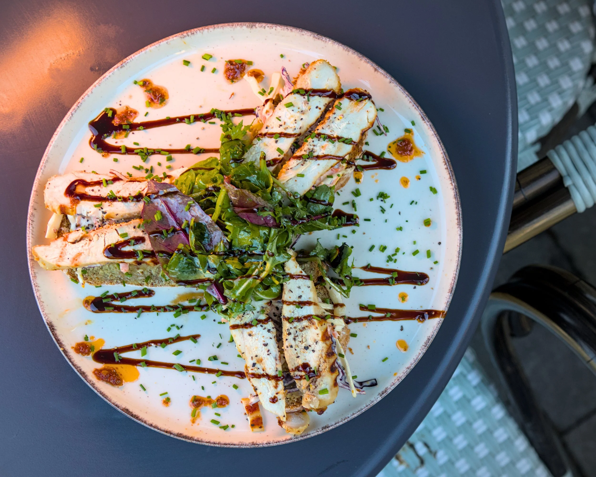 Open Chicken Sandwich - Kenny & Co. Trim